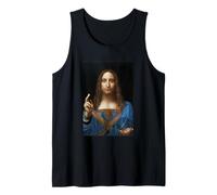 Leonardo da Vinci Salvator Mundi Religioso Gesù Cristiano Canotta