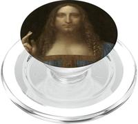 Leonardo da Vinci Salvator Mundi Religioso Gesù Cristiano PopSockets PopGrip per MagSafe
