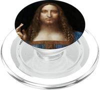Leonardo da Vinci Salvator Mundi Religioso Gesù Cristiano PopSockets PopGrip per MagSafe