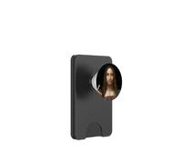 Leonardo da Vinci Salvator Mundi Religioso Gesù Cristiano PopSockets PopWallet per MagSafe