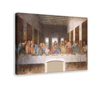 Leonardo Da Vinci The Last Supper - Poster su tela, decorazione per camera da letto, ufficio, camera da letto, regalo, 60 x 90 cm