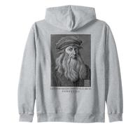 Leonardo da Vinci Vintage Felpa con Cappuccio