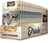 LEONARDO Drink & Care Urinary Chicken 20x 40g, Deliziosa bevanda per gatti per u