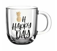 Leonardo Emozione " Oh Happy Giorno " 400 ML Caffè / Tè Tazza - Vetro Coppa