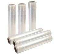 Leonardo Fai da te - 6 rotoli pellicola trasparente per imballaggio - film estensibile spessore 23 my - altezza 50cm - lunghezza 250 metri - prodotto Made in Italy