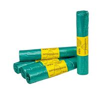 Leonardo Fai Da Te - sacchi pattumiera 70x110 50 sacchetti, sacchi verde robusti - sacchi spazzatura - 100% plastica riciclabile - 100% made in italy