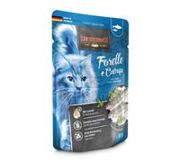 14 + 2 gratis! 16 x 85 g Leonardo Finest Selection Buste - Trota & Catnip