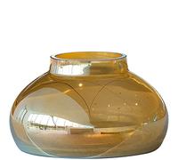 LEONARDO HOME 018649 POESIA - Vaso, 9,3 cm, oro, vetro
