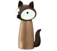 LEONARDO HOME Cucina Macinaspezie in Legno Marrone Volpe, Ceramica Alluminio