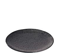 LEONARDO HOME Matera Piatto in Ceramica, 32 cm, Colore: Antracite