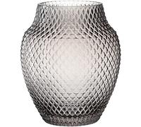 LEONARDO HOME 18673 POESIA - Vaso 22,5 cm, in vetro, colore: Grigio