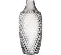 LEONARDO HOME 18679 POESIA - Vaso 30 cm, in vetro, colore: Grigio