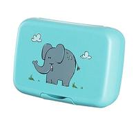 LEONARDO HOME BAMBINI - Contenitore per il pranzo con elefante, in plastica, 19 x 13,5 cm