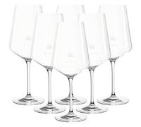 LEONARDO HOME Bicchieri da vino rosso Puccini Gastro-Edition, calici da vino calibrati da 0,2 l - taratura e 0,1 l - linea ausiliaria, riempimento con bordo 750 ml, bicchieri standard per hotel e