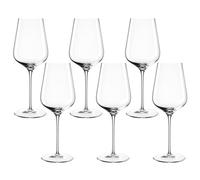 LEONARDO HOME BRUNELLI 066409 - Set di 6 bicchieri da vino bianco, lavabili in lavastoviglie, particolarmente resistenti agli urti, stile italiano, 470 ml