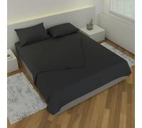 Leonardo Home - completo piazza e mezza da Letto in cotone - compreso nel completo 1 lenzuolo - 1 federa per cuscino standard - 1 sotto con angoli