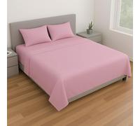 Leonardo Home - completo piazza e mezza da Letto in cotone - compreso nel completo 1 lenzuolo - 1 federa per cuscino standard - 1 sotto con angoli