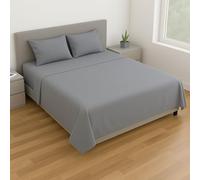Leonardo Home - completo piazza e mezza da Letto in cotone - compreso nel completo 1 lenzuolo - 1 federa per cuscino standard - 1 sotto con angoli