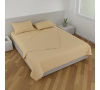 Leonardo Home - completo piazza e mezza da Letto in cotone - compreso nel completo 1 lenzuolo - 1 federa per cuscino standard - 1 sotto con angoli