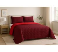 Leonardo home - Copriletto piazza e mezza primavera-estate tinta unita double face 100% poliestere e 100% MADE IN ITALY