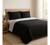 Leonardo home - Copriletto piazza e mezza primavera-estate tinta unita double face 100% poliestere e 100% MADE IN ITALY