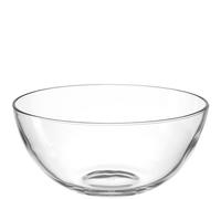 LEONARDO HOME Cucina 066344 - Ciotola per insalata lavabile in lavastoviglie, ciotola moderna di alta qualità, ciotola per alimenti, altezza 13,6 cm, trasparente