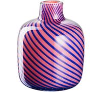 LEONARDO HOME Filo Colori 047515 - Vaso fatto a mano, 1 pezzo, pezzo unico, elegante portacandela appassionata, moderno vaso decorativo, altezza: 17,2 cm, colore: Rosa