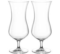 LEONARDO HOME Il Mondo Hurricane 064991 - Set di 2 bicchieri da cocktail in cristallo di alta qualità, 520 ml, lavabili in lavastoviglie, 2 bicchieri da cocktail trasparenti