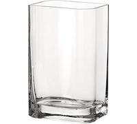 LEONARDO HOME Lucca 014384 - Vaso da fiori rettangolare in vetro, altezza 250 mm