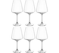 LEONARDO HOME Paladino 066311 - Set di 6 bicchieri per vino rosso, lavabili in lavastoviglie, calici per vino rosso, 660 ml
