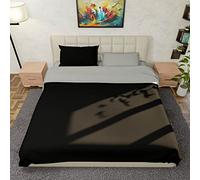 Leonardo Home - parure copripiumino matrimoniale 250x200, 100% cotone - double face - sacca con federe e zip a colore - 100% Made in Italy