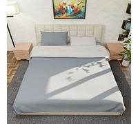 Leonardo Home - parure copripiumino matrimoniale 250x200, 100% cotone - double face - sacca con federe e zip a colore - 100% Made in Italy