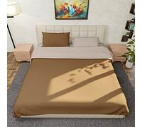 Leonardo Home - parure copripiumino piazza e mezza 200x200, 100% cotone - double face - sacca con federe e zip a colore - 100% Made in Italy