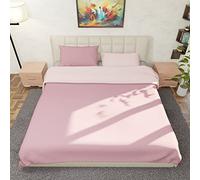 Leonardo Home - parure copripiumino singolo 150x200, 100% cotone - double face - sacca con federa e zip a colore - 100% Made in Italy