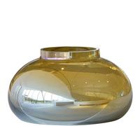 LEONARDO HOME POESIA 018650 - Vaso 14 cm, colore: oro, vetro