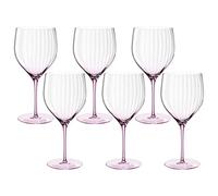 LEONARDO HOME Poesia 022378 - Set di 6 bicchieri da cocktail, lavabili in lavastoviglie, altezza 23 cm, 750 ml, colore: rosa