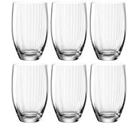 LEONARDO HOME Poesia 069171 - Set di 6 bicchieri per acqua, lavabili in lavastoviglie, in vetro, per succo, per bevande, 460 ml, in vetro, trasparente
