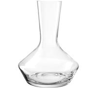 LEONARDO HOME PUCCINI 069524 - Decanter per vino in vetro, forma panciata, brocca per vino rosso, design semplice, elegante decanter in vetro, altezza 24 cm, trasparente