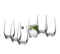 LEONARDO HOME PUCCINI Bicchieri da Long Drink, Cristallo, 6 cm, 6 unità