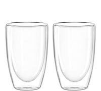 LEONARDO HOME Set di 2 bicchieri da parete Duo, 400 ml, 053061, in vetro, 400 ml