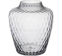 Leonardo Home Vaso Giulia • 1 pezzo • Vaso per fiori in vetro grigio • Diametro 8,5 cm • Elegante vaso con effetto tattile • Vaso in vetro per bouquet creativi • Design senza tempo • Altezza 20 cm