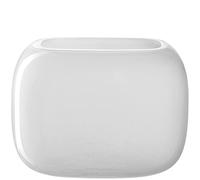 LEONARDO HOME Vaso Milano, 13 x 18 x 14 cm, bianco, 041661