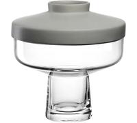 LEONARDO HOME Vaso Riva • 1 pezzo • Vaso in vetro per composizioni floreali creative • Diametro 7,5 cm • Elegante vaso di fiori in ceramica e vetro • Design moderno per la zona giorno • Altezza 21,5
