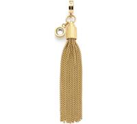 Leonardo Jewels Ciondolo singolo con pietra da donna in acciaio inox con zirconi color oro con chiusura a clip, altezza: 8 cm, 024405, 8 cm, Acciaio inossidabile, Zirconia cubica