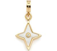 Leonardo Jewels Ciondolo singolo da donna Stina in acciaio inox color oro con chiusura a clip, altezza 2,8 cm, 024428, 2,8 cm, Acciaio inossidabile, Nessuna pietra preziosa