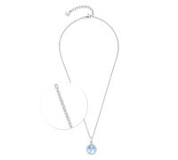 Leonardo Jewels Collana Bea da donna in acciaio inox colore argento con chiusura a moschettone, lunghezza 45 cm, 024357, 45 cm, Acciaio inossidabile, Nessuna pietra preziosa