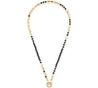 Leonardo Jewels Dorina 024429 - Collana da donna in acciaio INOX color oro con chiusura a moschettone, lunghezza 45 cm, 45 cm, Vetro, Nessuna pietra preziosa