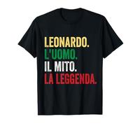 Leonardo L'uomo Il Mito La Leggenda regalo per Leonardo Maglietta