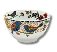 LEONARDO LUXURY HOME DESIGN Insalatiera Porcellana Japan Birds Servizio Elegante e Raffinato Uccelli Giapponesi Adatto a Lavastoviglie Forno e Microonde (17,5 x 10 cm)