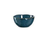 Leonardo Matera 018582 - Ciotola in ceramica, 1 pezzo, lavabile in lavastoviglie, 1 ciotola per snack per microonde, Ø 12 cm, 380 ml, colore: Blu